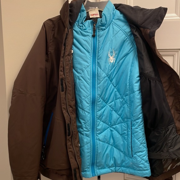 Spyder 2 in 1 Insulated Snow/Ski/Snowboard Jacket EUC - Picture 1 of 15